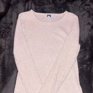 Old Navy Women's Long Sleeve Tee - Light Pink